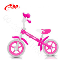 2017 mejor diseño original trabajo rosa equilibrio bicicleta para niños / Educación niño balanza bici / 1 año de edad bicicleta de equilibrio en China